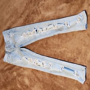 Rue21 Distressed skinny jeans size 5